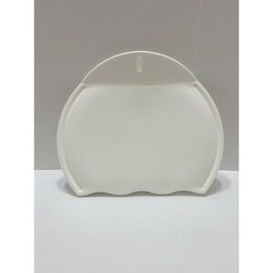 New Tupperware #3174 WHITE Over-the-Bowl Heavy Duty Cutting Board 10"